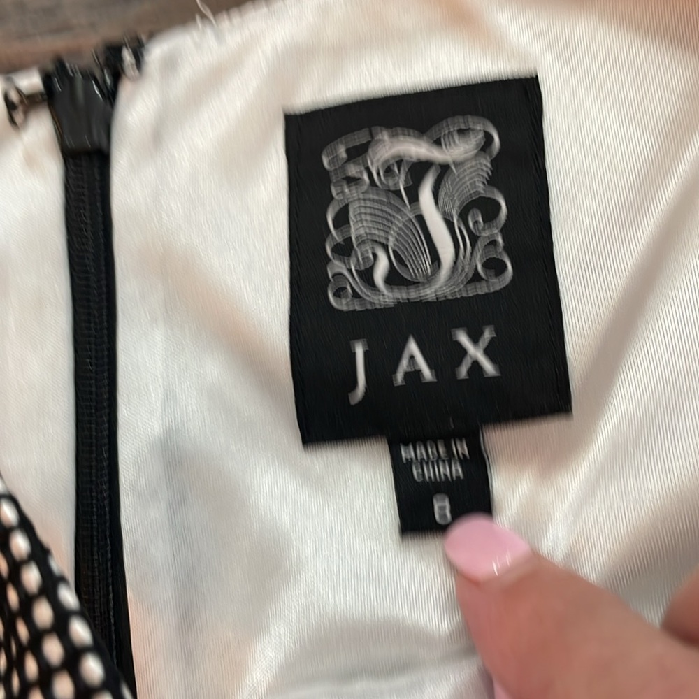 JAX black and white dress size 8 - Picture 4 of 10